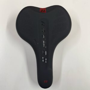 Raymon MGS Fahrradsattel Original Touren E-Bike Trekking Component Sattel ( Black/Brown-Metallic)