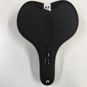 Raymon MGS Fahrradsattel Original Touren E-Bike Trekking Component Sattel ( Black/Lightwhite) versch. Größen