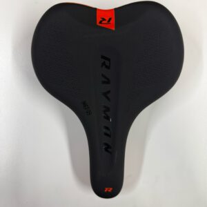 Raymon MGS Fahrradsattel Original Touren E-Bike Trekking Component Sattel ( Black/Orange) versch. Größen