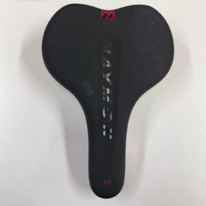 Raymon MGS Fahrradsattel Original Touren E-Bike Trekking Component Sattel ( Black/Bordeaux)