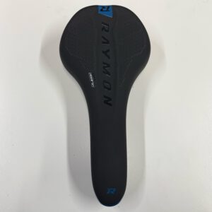 Raymon MGS Fahrradsattel Original Touren E-Bike Trekking Component Sattel ( Black/Cyanblue) versch. Größen